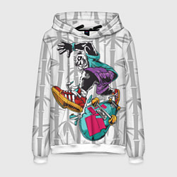 Толстовка-худи мужская HiFi Panda, цвет: 3D-белый