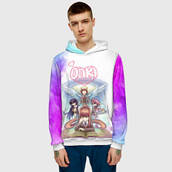 Толстовка-худи мужская Doki Doki Доки Доки Z, цвет: 3D-белый — фото 2