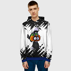 Толстовка-худи мужская Скид и Памп FNF, цвет: 3D-синий — фото 2