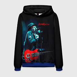 Толстовка-худи мужская Агата Кристи Глеб Самойлов, цвет: 3D-синий