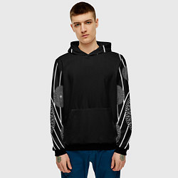 Толстовка-худи мужская ВАЛЬХАЛЛА БАНДА, цвет: 3D-черный — фото 2