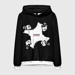 Толстовка-худи мужская KASABIAN, цвет: 3D-белый