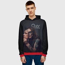 Толстовка-худи мужская Ozzy Osbourne, цвет: 3D-красный — фото 2