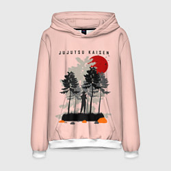 Толстовка-худи мужская Fushiguro Megumi Jujutsu Kaisen, цвет: 3D-белый