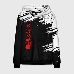 Толстовка-худи мужская Токийские мстители, цвет: 3D-черный