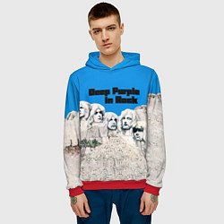 Толстовка-худи мужская Deep Purple in Rock, цвет: 3D-красный — фото 2