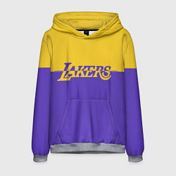 Толстовка-худи мужская KobeBryant Los Angeles Lakers,, цвет: 3D-меланж