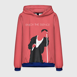 Толстовка-худи мужская Ганн на концерте, цвет: 3D-синий