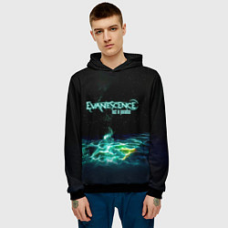 Толстовка-худи мужская Evanescence lost in paradise, цвет: 3D-черный — фото 2