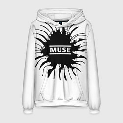 Толстовка-худи мужская MUSE пальцы, цвет: 3D-белый