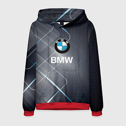 Толстовка-худи мужская BMW Logo, цвет: 3D-красный