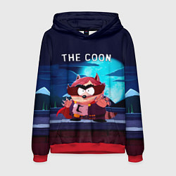 Толстовка-худи мужская The Coon - Енот Южный Парк, цвет: 3D-красный