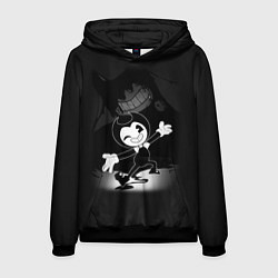 Толстовка-худи мужская BENDY - БЕНДИ ИГРА, цвет: 3D-черный