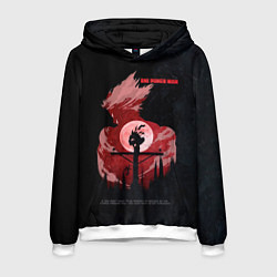 Толстовка-худи мужская One Punch-Man эпичный Гароу, цвет: 3D-белый