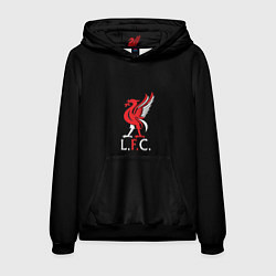 Толстовка-худи мужская Leverpool YNWA, цвет: 3D-черный