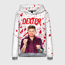 Толстовка-худи мужская Декстер Dexter, цвет: 3D-меланж