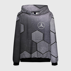 Толстовка-худи мужская Mercedes-Benz vanguard pattern, цвет: 3D-черный