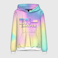 Толстовка-худи мужская EN- ENHYPEN, цвет: 3D-белый