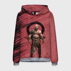 Толстовка-худи мужская Кратос God of War, цвет: 3D-меланж