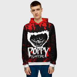 Толстовка-худи мужская ПОППИ ПЛЕЙТАЙМ ХАГИ ВАГИ, цвет: 3D-белый — фото 2