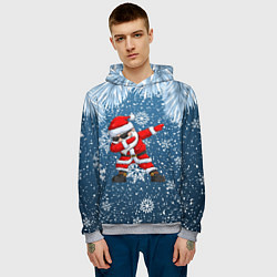 Толстовка-худи мужская DAB SANTA WINTER, цвет: 3D-меланж — фото 2