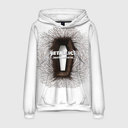 Толстовка-худи мужская Death Magnetic - Metallica, цвет: 3D-белый
