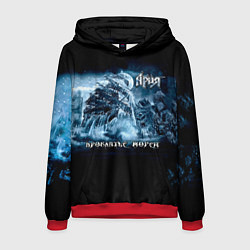 Толстовка-худи мужская Проклятье морей - Ария, цвет: 3D-красный