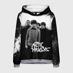 Толстовка-худи мужская Группа Arctic monkeys, цвет: 3D-меланж