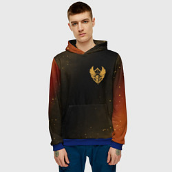 Толстовка-худи мужская NEW WORLD - МАРОДЕРЫ - Космос, цвет: 3D-синий — фото 2