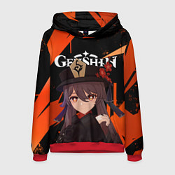 Толстовка-худи мужская HU TAO ХУ ТАО ВАНШЭН, цвет: 3D-красный