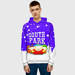 Толстовка-худи мужская SOUTH PARK ЮЖНЫЙ ПАРК, цвет: 3D-белый — фото 2