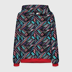 Толстовка-худи мужская Спорт Sport, цвет: 3D-красный