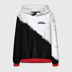 Толстовка-худи мужская Обушки воробушки, цвет: 3D-красный