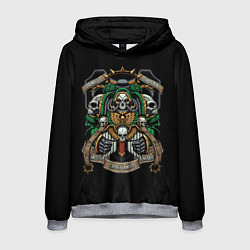 Толстовка-худи мужская Капелланус, цвет: 3D-меланж