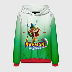 Толстовка-худи мужская Rayman Legends Барбара, цвет: 3D-красный