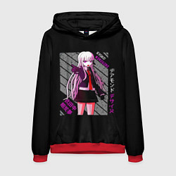 Толстовка-худи мужская Кёко Киригири - Danganronpa, цвет: 3D-красный