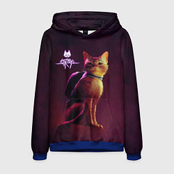 Толстовка-худи мужская Stray: Wandering Cat, цвет: 3D-синий