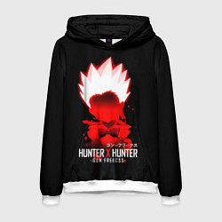 Толстовка-худи мужская Hunter x Hunter - Gon Furikusu, цвет: 3D-белый