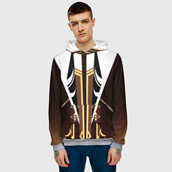 Толстовка-худи мужская КОСТЮМ ГЕО АРХОНТА ДЖУН ЛИ, цвет: 3D-меланж — фото 2