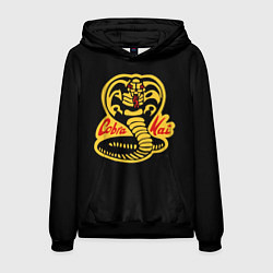 Толстовка-худи мужская Cobra Kai - Кобра Кай, цвет: 3D-черный