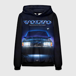 Толстовка-худи мужская Volvo 1989, цвет: 3D-черный