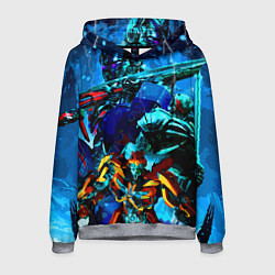 Толстовка-худи мужская Трансформеры Эпоха Истребления, цвет: 3D-меланж