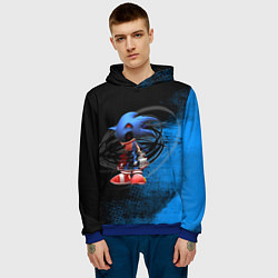 Толстовка-худи мужская Тёмная энергия!, цвет: 3D-синий — фото 2