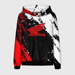 Толстовка-худи мужская Honda Logo Auto, цвет: 3D-черный