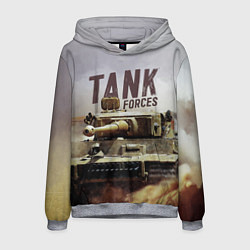 Толстовка-худи мужская Forces Tank, цвет: 3D-меланж
