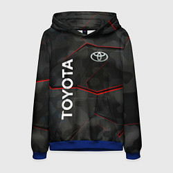 Толстовка-худи мужская Toyota sport auto, цвет: 3D-синий