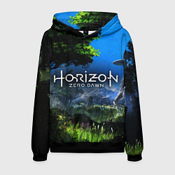 Толстовка-худи мужская Horizon Zero Dawn Топ, цвет: 3D-черный