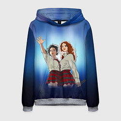 Толстовка-худи мужская ТаТу Музыкальная группа by sexygirlsdraw, цвет: 3D-меланж