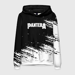 Толстовка-худи мужская Pantera Logo, цвет: 3D-белый