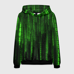 Толстовка-худи мужская Бегущий по коду, цвет: 3D-черный